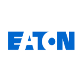 Eaton logo in blue.